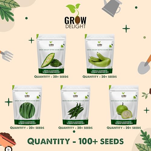 Image of Gourd Lovers Combo 100+ Vegetable Seeds for Home Garden