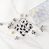 Vista 3 de Restaurantware Envolturas para tarros de yogur de 4.5 x 4 pulgadas, 500 unidades con bandas de goma para recipientes de pudín, desechables