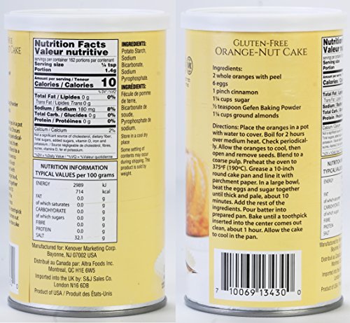 Gefen Baking Powder Aluminum Free, 8Oz (2 Pack) | Total Of 1Lb | Resealable Canister | Gluten Free thumb #2