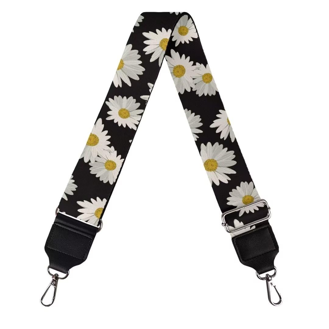 Coldinair Daisy Luggage Strap Replacement Replacement Bag Strap,Guitar Strap for Purses Crossbody, Easy to Install Purse Making Supplies