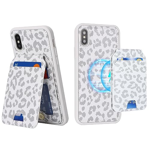 g iPhone X P[X MagSafe Ή iphone XS P[X }OZ[t ϏՌ wʃJ[h[  CX[dΉ(5.8C`Ή)-x[W iqEj