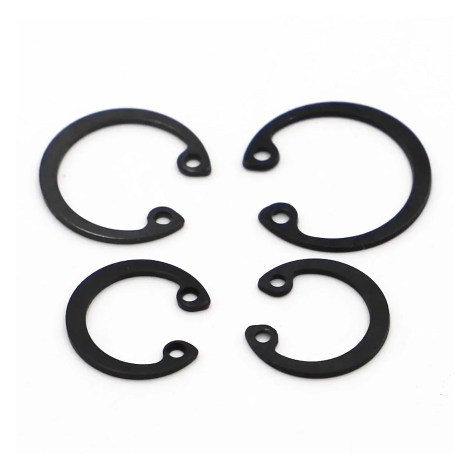 Retaining Rings, M8~M50 Hole Black 65 Manganese Steel Washer Internal Retaining Ring Shaft Circlip(M24 20pcs)