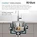KRAUS Standart Pro 14 -inch Undermount Single Bowl 16 Gauge Stainless Steel Bar Kitchen Sink, KHU101-14