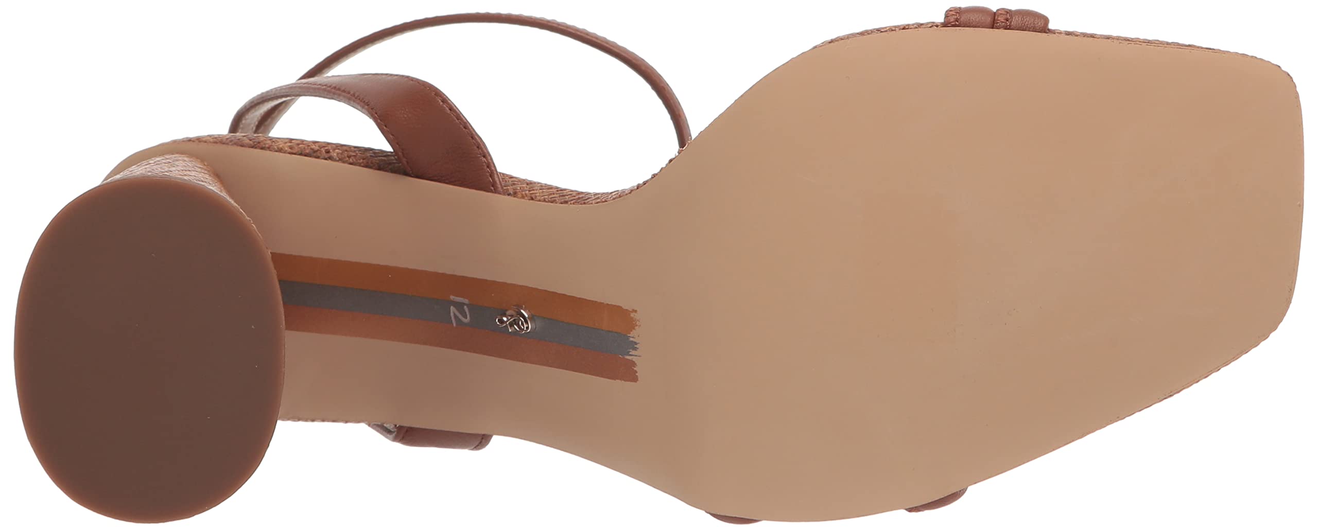 Sam Edelman Women's Kia Heeled Sandal, Rich Cognac, 10.5