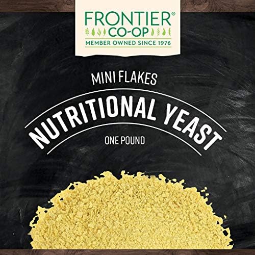 Frontier Co-op Nutritional Yeast Flakes, 1 lb Bulk Bag - Vegan, Fortified, Kosher, Non-Irradiated Seasoning, Dairy-Free Cheese Flavor, Rich in B Vitamins - Image 2