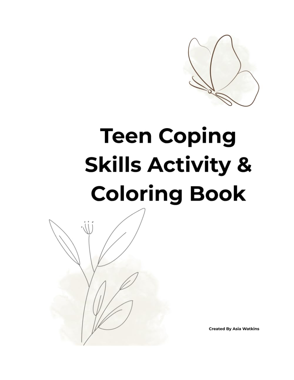 Teen Coping Skills Activity and Coloring Book