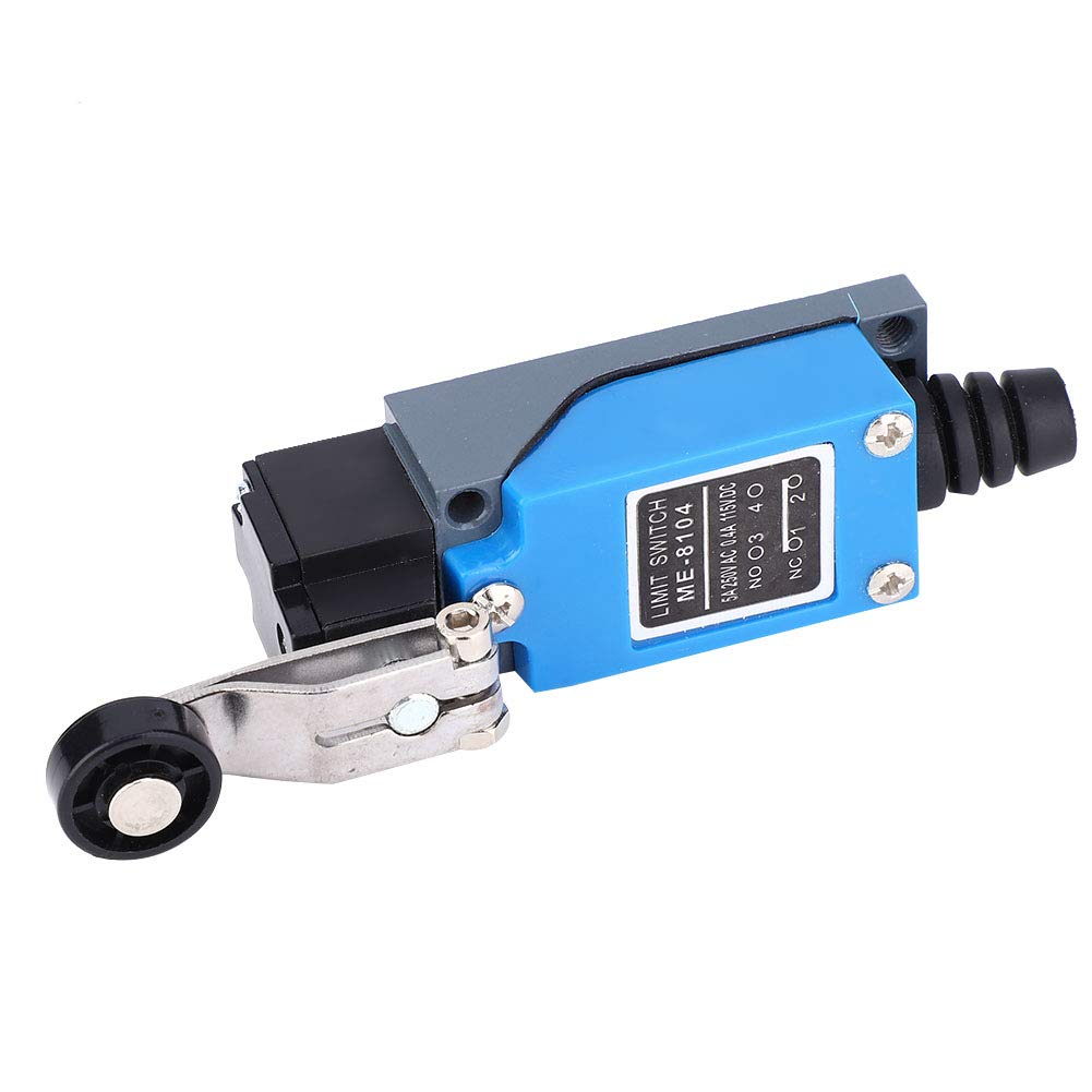 Limit Switch ME-8104 Adjustable Roller Lever 250VAC 115VDC for Industrial Automation CNC Machine Tool Control Compact Motion Direction Mechanism
