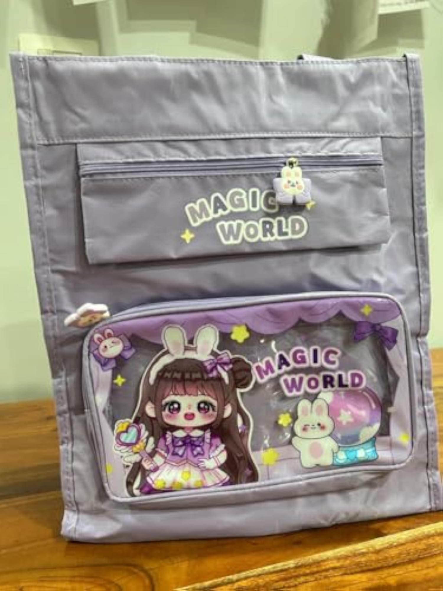 Magic World Canvas Tote Bag for Girls