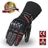 ✅【WARM - ZIEGENLEDER & 3M THINSULATE】- Der innere Teil des Handschuhs besteht aus weicher Thinsulate, so dass Ihre Hände und Fingerspitzen die Wärmer fühlen können. 3M Thinsulate und ZIEGENLEDER hergestellt. Die Verarbeitung ist strapazierfähig und verhindert täglichen abrasion. Diese Handschuhe ist das man bei Hitze in ihnen nicht schwitzt und dass sie bei Kälte recht angenehm warm bleiben und ideal für Motorrad.
