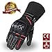 Produktbild Motorrad Handschuhe, Fahrradhandschuhe Warme Motorradhandschuhe, handschuhe fahrrad Winter Touchscreen, Sport Handschuhe Camping Outdoor für Herren und Damen Wasserdicht, Winddicht & rutschfest
