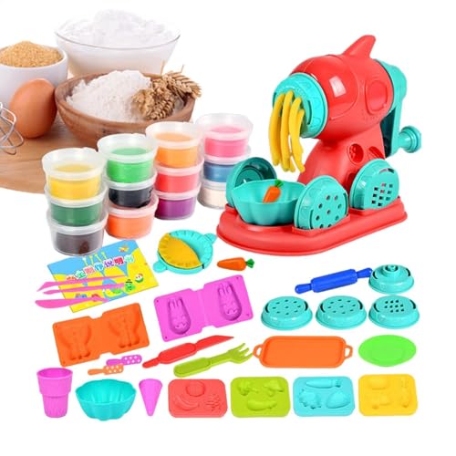 Vibhgtf Juego de plastilina de juego – Juego de plastilina para jugar | Dough Kitchen Creations Juego de juego para niñas y fin de semana de cumpleaños, regalo para niños