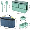 Bento Boîte à Déjeuner Pour Adultes 1400 Ml, Empilable, à 2 étages