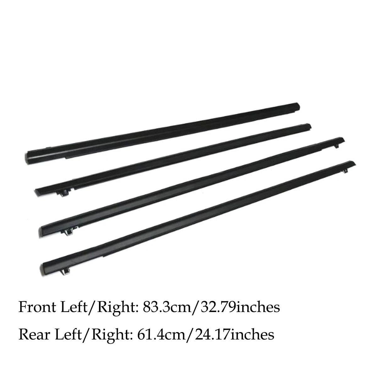 Guarnizione Porta Auto 4PCS Auto Guarnizione Impermeabile Striscia Di Pressione Tenuta Modanatura Trim Per FIT Per JAZZ GEN2 2009-2014 Guarnizioni per auto