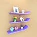 Wall shelves Scaffale a Muro J/scaffalatura a Traliccio a Parete/per Soggiorno Pensile a Parete TV/vetrina espositiva a Parete/mensola a Muro/Multicolore Opzionale / 3 Ripiani/scaffale a Muro /