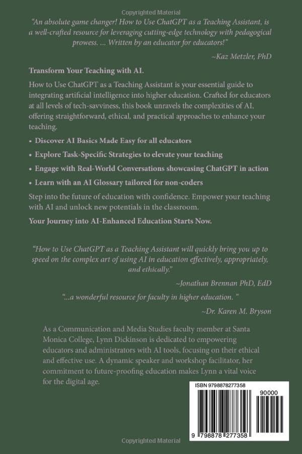 How to Use ChatGPT (and Other Large Language Models) as a Teaching Assistant: a Guidebook for Higher Education Faculty - Image 2