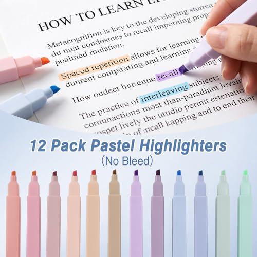Image of MoKo 59 PCS Aesthetic School Supplies with Cute Pencil Case, Students Stationery Set for Teen Girls & College with Gel Pens, Pastel Highlighters, Mechanical Pencils & Refills, Office Supplies, Blue