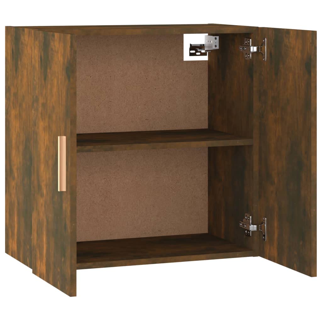 vidaXL Armario de Pared Mueble Almacenaje Colgante para TV Estante Flotante Salón Casa Decoración Madera Contrachapada Color Roble
