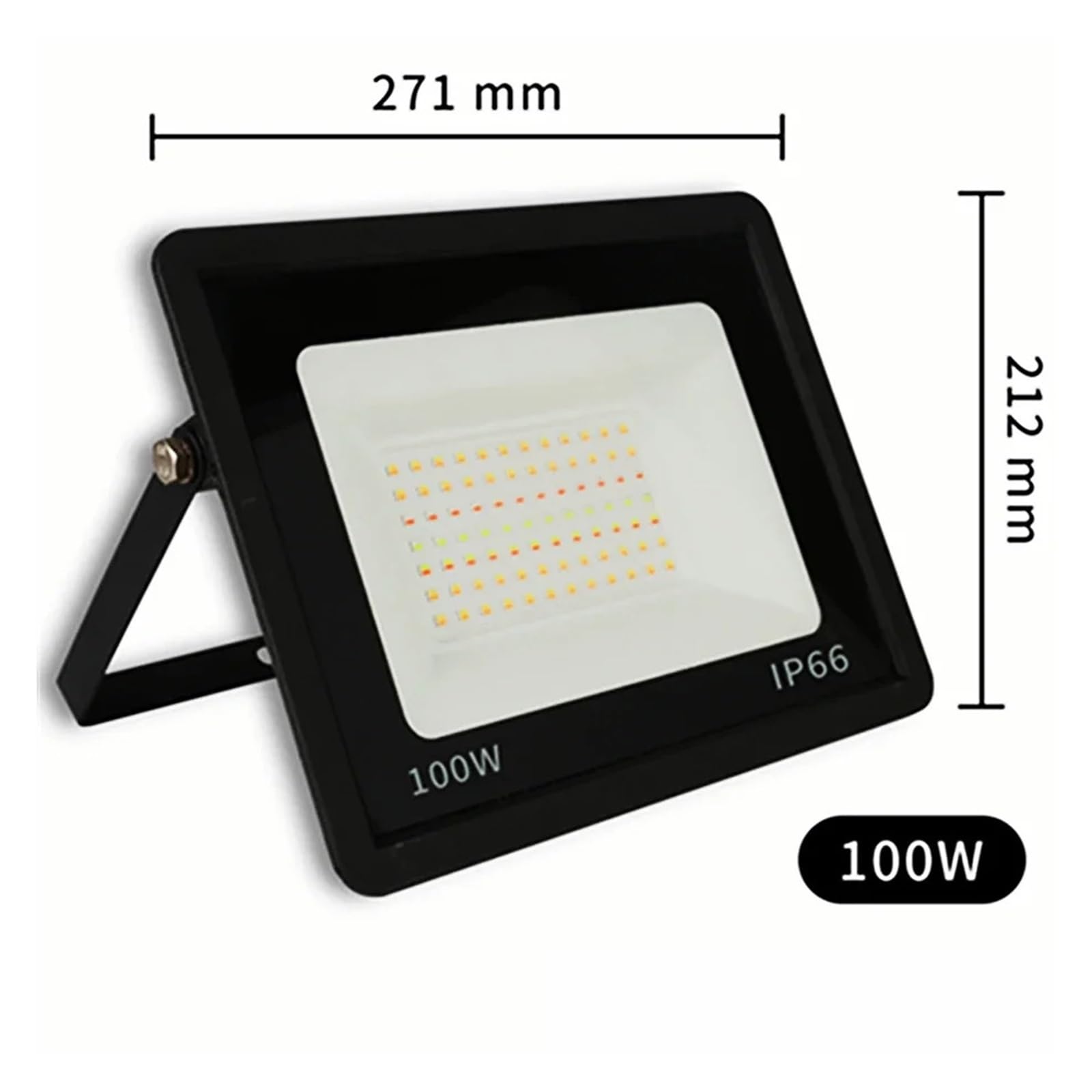 Luce di inondazione a LED per esterni Proiettore RGB Smart APP Controllo vocale RGB CW 3000K-6500K 30W 50W 100W for faretti for illuminazione esterna for feste in giardino per Festival, Feste, Sarchia