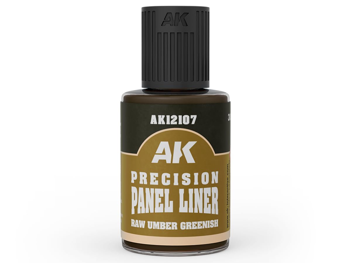 AK Precision Paneliner: Raw Umber Greenish 30ml