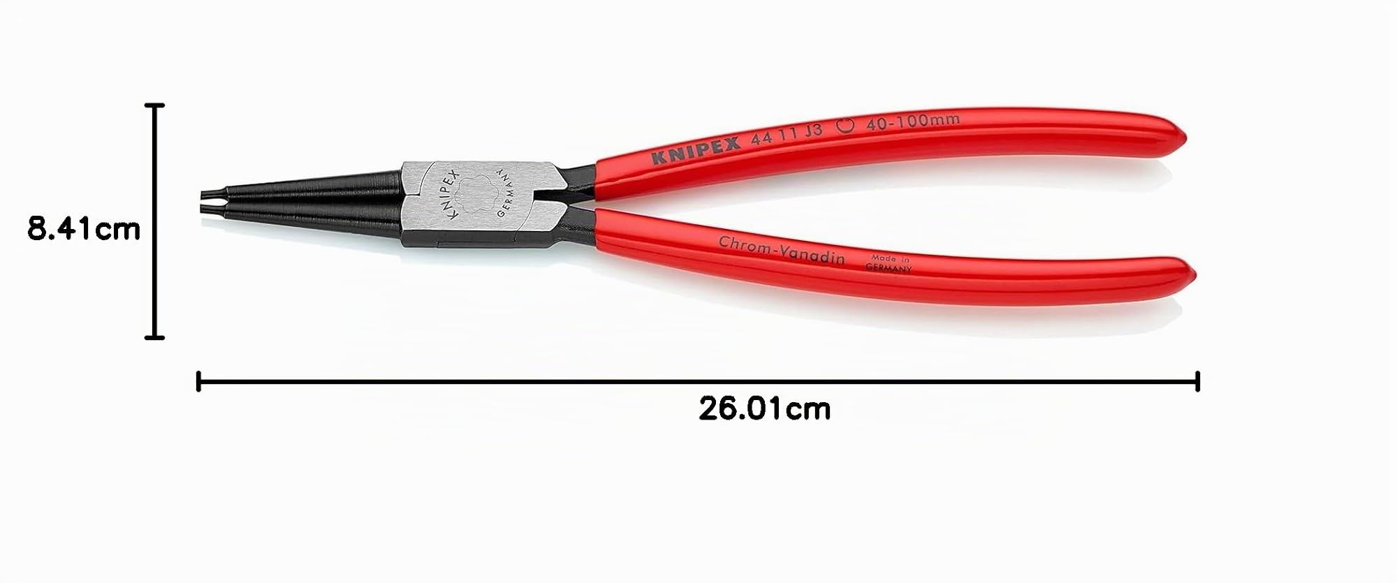 KNIPEX Sicherungsringzange für Innenringe, 44 11 J3 SB – Ansicht 5