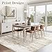 Washable Rug 6x9 Area Rugs for Living Room: Neutral Soft Rug Abstract Non Slip Low Pile Modern Carpet for Bedroom Kitchen Nursery Office Dining Room Indoor (Beige, 6'x9')