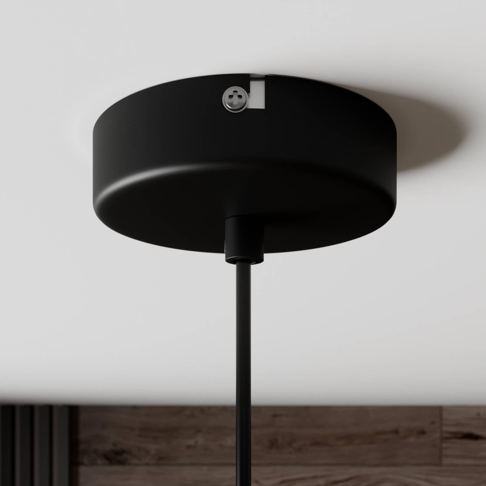 Lindby Pendelleuchte Cliona (Modern) in Schwarz aus Metall (1 flammig, E27) - Deckenlampe Esstischlampe Hängelampe Hängeleuchte Wohnzimmerleuchte