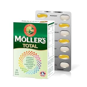 Möller's Total Omega-3 Nahrungsergänzungsmittel 56 Kapseln