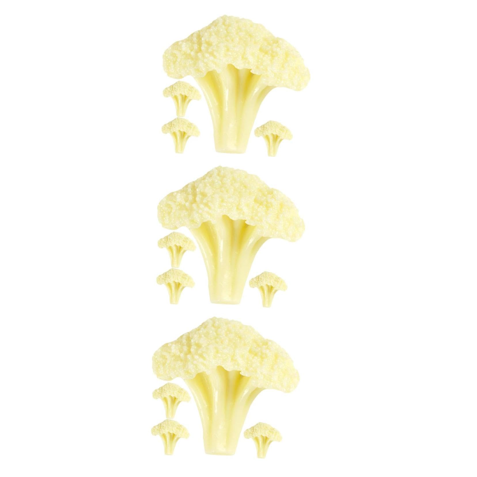 Alipis 12stücke Teiliges Realistische Blumenkohl-Dekorationen Simulierte Gemüse Modelle Für Fotografie Und Ausstellungen Lifelike Gemüse Requisiten Für Restaurants Und Supermärkte