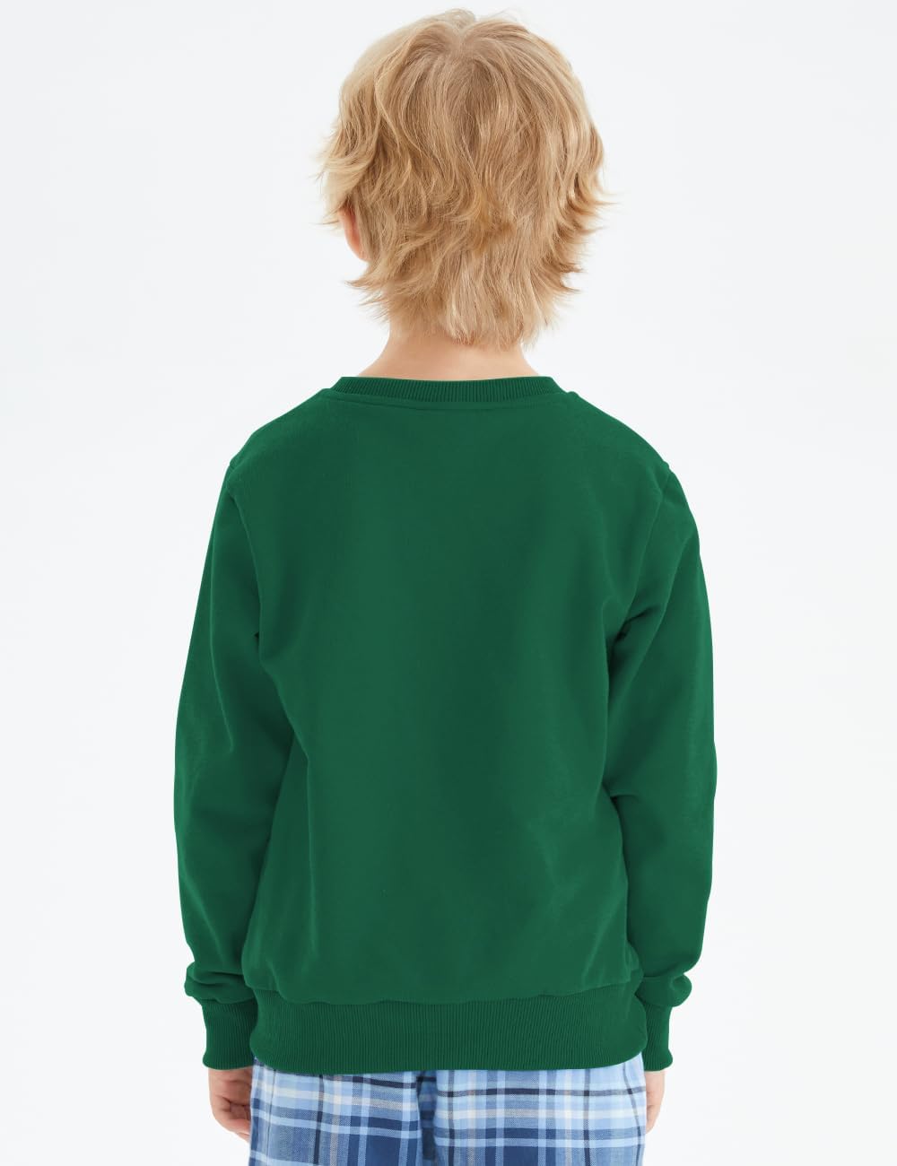 Spring&Gege Youth Basic Sport Crewneck Pullover Sweatshirts for Children(3-14 Years) - Image 4