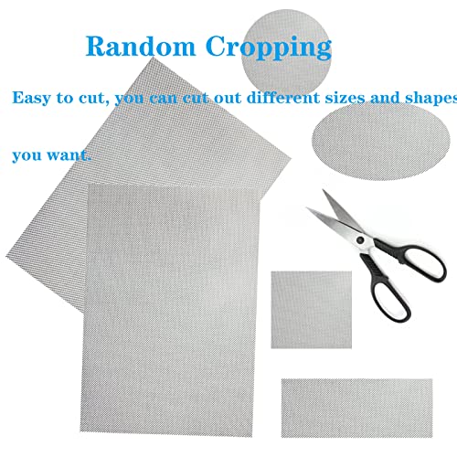 2er-Pack – Edelstahl-Drahtgeflecht, 20 Maschen-Drahtgeflecht, Edelstahl-Filtergeflechtblätter, Metall-Filtergeflecht, insektenbeständig, korrosionsbeständig, abriebfest (210 x 300 MM)