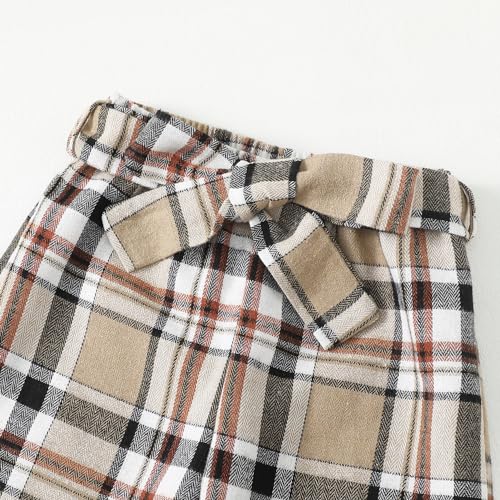Image of Little Girls Clothes Kids Fall Winter Outfits Pant Set for Girl Age 4-8