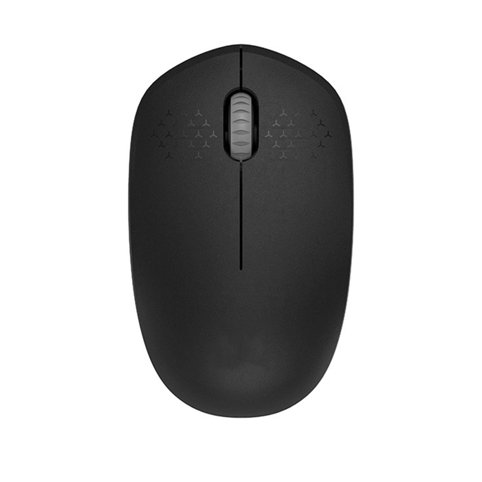 JUSHZ Souris sans Fil Ergonomique Gamer Silencieuse Gaming Photoélectrique Petite Ménage Molette Tactile 2,4 GHz 1000dpi (99x60x38.2mm,Black)