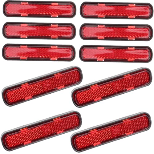 10 reflectores tornillo para autos y bicicletas miniatura 7