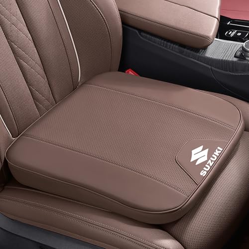 車用 シートクッションセット スズキ ハスラー/スイフト/ソリオ/ジムニー/アルト/クロスビー/ランディ/ラパン LC/エスクード/SX4 S-CROSS 対応 通気性 滑り止め 四季汎用 カーシートカバー 車専用設計 座布団 クッション 簡単取付 前後座