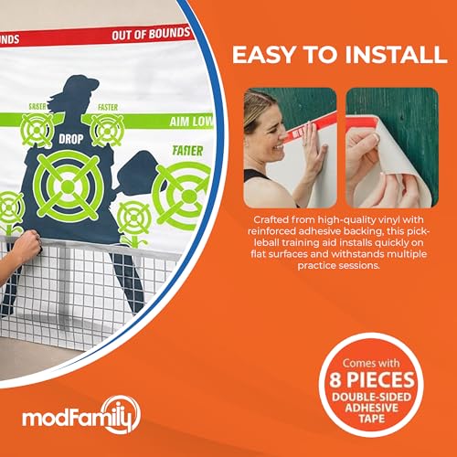 image for MODFAMILY PRODUCTS THAT SIMPLIFY LIFE Pickleball Dink Pad Practice Boa