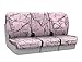 Coverking Front 40/20/40 Split Bench Custom Fit Seat Cover for Select Chevrolet Suburban 1500 Models - Neosupreme Camo Real Tree (AP Pink Solid)