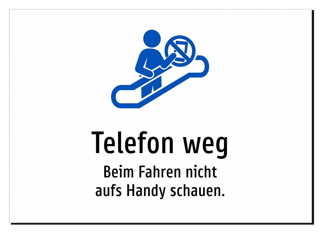 41104-DE-S-09 | Telefon weg - Beim Fahren nicht aufs Handy schauen