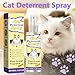 PUDDKABU Cat Deterrent Spray,Natural Safe Cat Deterrent for Indoor Use,Anti-Scratch Training Spray to Stop Cats from Scratching Furniture, Sofas, Carpets & Curtains (Yellow)