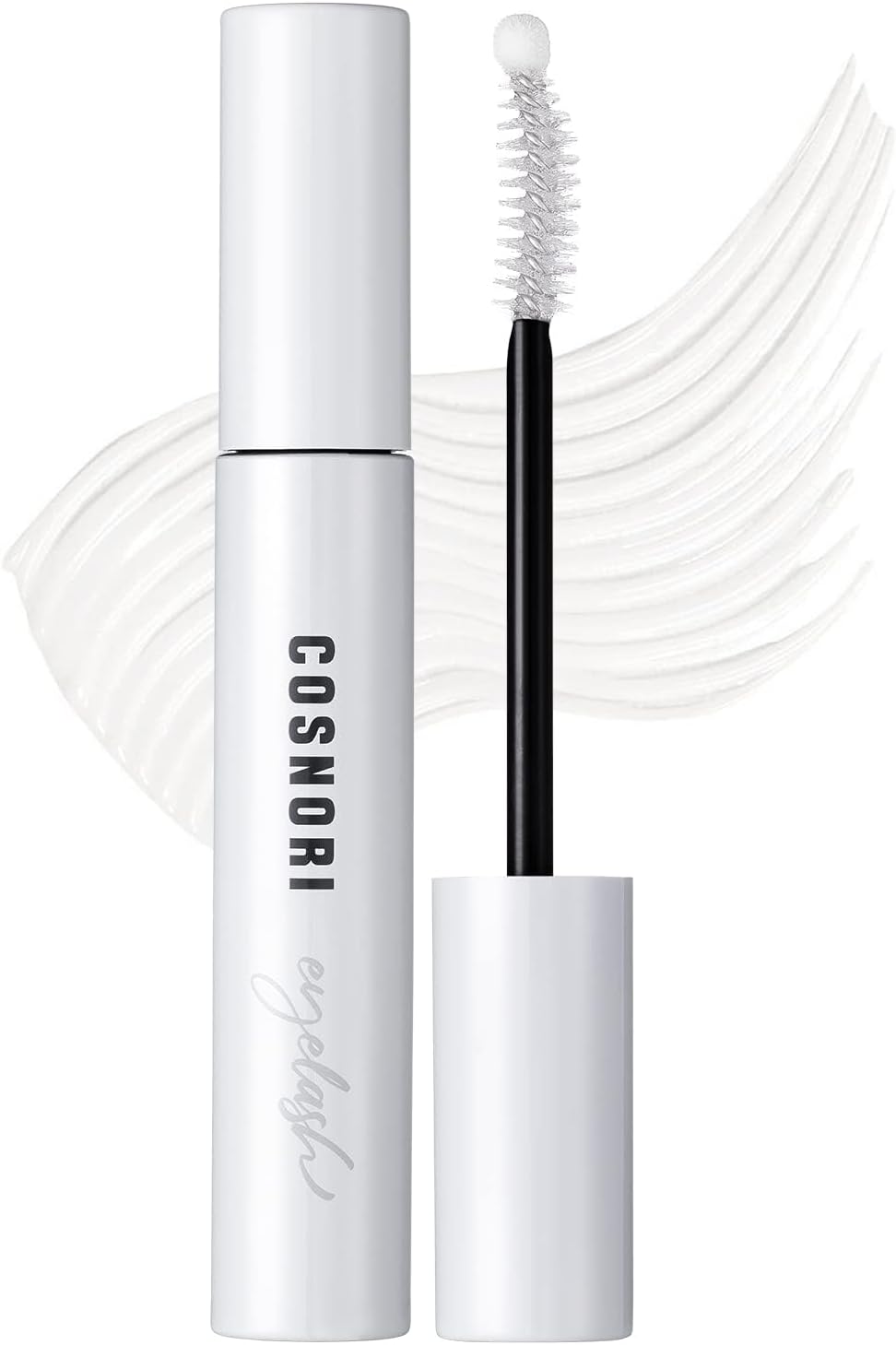 COSNORI Long Active Eyelash Serum - Korean Eyelash Boost Serum – Eyebrow Growth Enhancer for Longer and Thicker – Vegan, Irritation Free- Peptides, Hyaluronic Acid, 0.3 fl.oz.