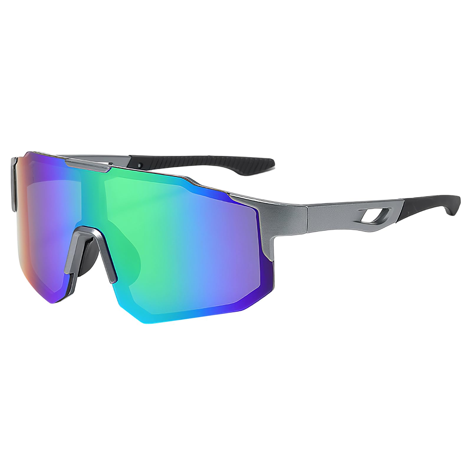 Lunettes de soleil polarisées pour le sport Lunettes de protection pour vélo Adaptées à la conduite de moto/au baseball/à l'escalade/à la course à pied/à la pêche Unisexe