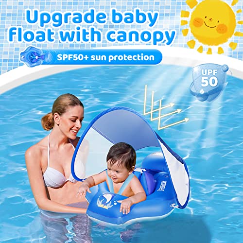 Miniatura 2 de Parner Flotador Para Bebé Con Parasol Upf50 , Flotador Para Bebé Con Asiento De Seguridad Para Niños De 3 A 36 Meses