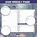 2026 Planner - Planner 2026 Weekly and Monthly from Jan.2026 - Dec.2026, 8.5'' X 6.4'', Weekly Monthly Planners 12 Month with Colorful Tabs, Back Pocket - Forest Path