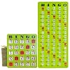 MR CHIPS 50 Jam Proof Bingo Cards with Sliding Windows and Master Board