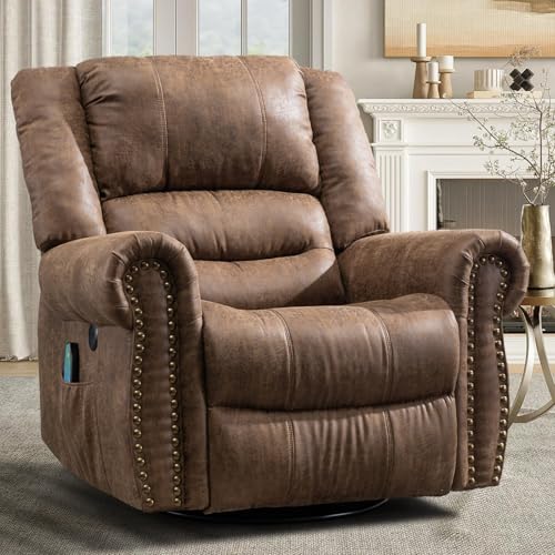 Sillón Plegable Marrón Tela Suede miniatura 1
