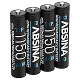 SICHER & LANGLEBIG dank Kälte- & Hitzebeständigkeit sowie Schutz vor Tiefentladung & Überladung - Die aufladbaren AAA Akkus sind zudem schwermetallfrei & sorgen für eine konstante und einwandfreie Leistung