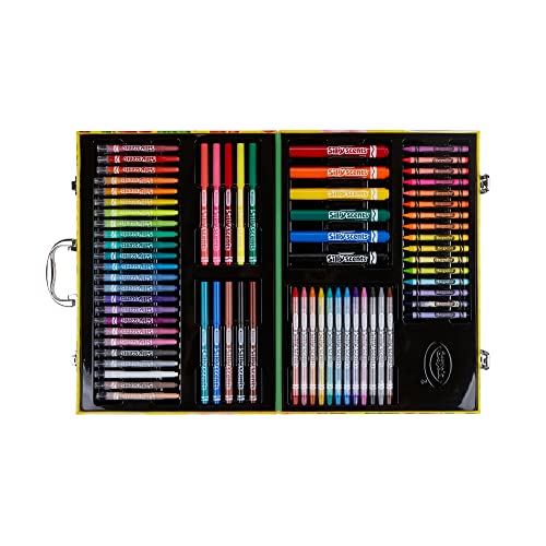 Crayola Silly Scents Inspiration Art Case (80pcs), Scented Marker & Crayon Set, Twistable Crayons, Unique Holiday Gift for Kids [Amazon Exclusive] - Thumbnail 4