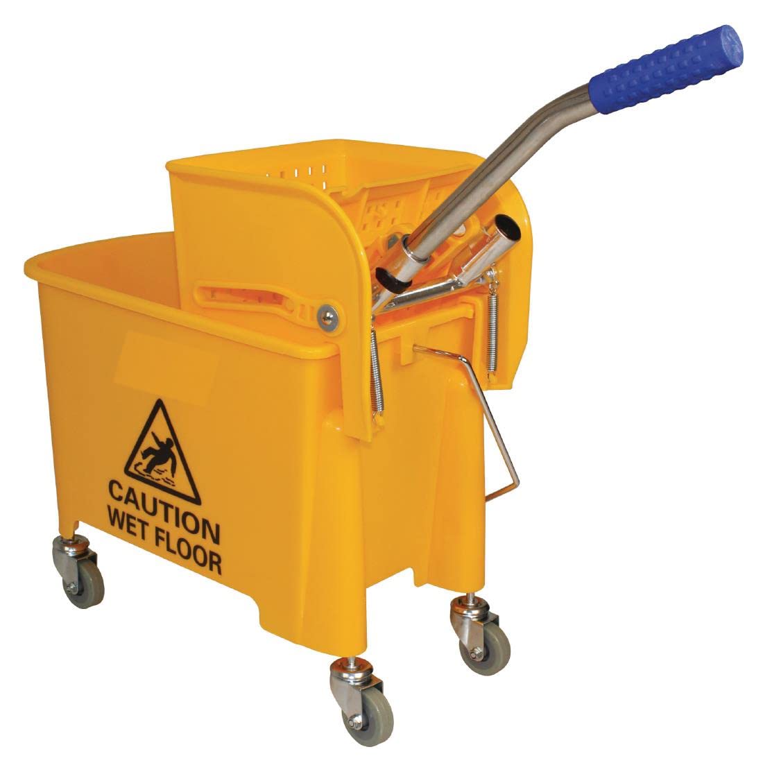 AIR O MATIC Plastic Bucket Wringer Trolley Yellow Abs Material Mini Mop 20 Ltr Yellow (B0C4KPQ9BL) Amazon Price History, Amazon Price Tracker
