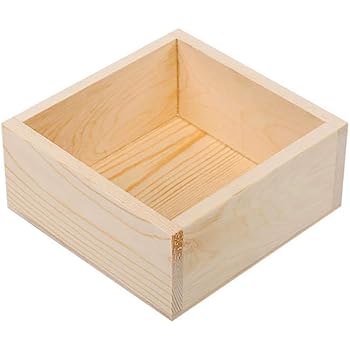 Depory 1 X Blumentopf Aus Holz Sukkulenten Pflanzgefasse Pflanzgefasse Balkon Garten Pflanzgefass Quadratisch Holztisch Aufbewahrungsbox Home Deko Ornamente Basteln 9 5 9 5 5 Cm Amazon De Garten