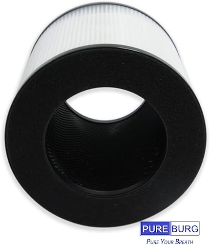 Miniatura 2 de PUREBURG Filtro de repuesto compatible con MOOKA y KOIOS EPI153 EP1153 EPI-153 EP1-153 Purificador de aire, 2 unidades de carbón activado HEPA H13 2