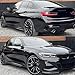 Side Skirts Compatible with 2019-2025 G20 G28 3 Series M Sport Bumper, MP Style Rocker Panel Side Skirt Extension Lip Spoiler ABS Gloss Black, 2PC